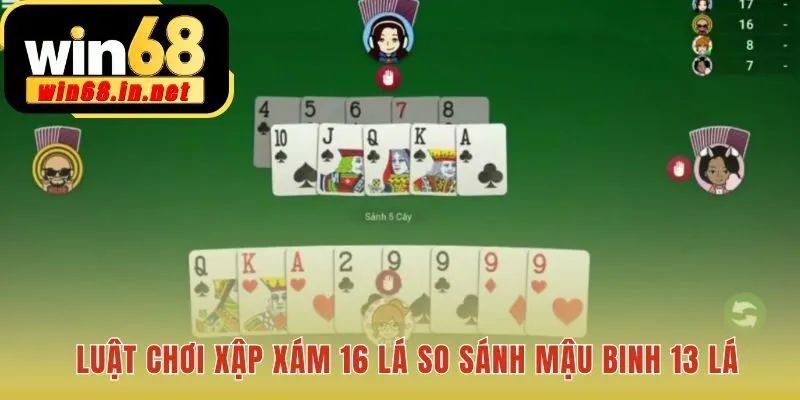 Luật chơi Xập Xám 16 Lá tăng độ phức tạp với 4 bộ bài