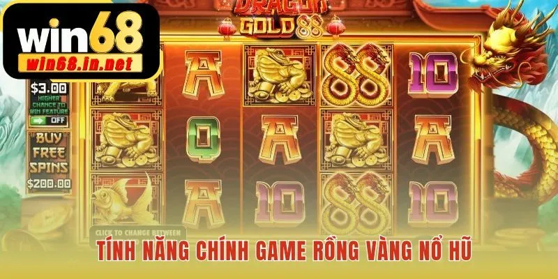 Tính năng game Rồng Vàng Nổ Hũ tập trung vào sức mạnh biểu tượng